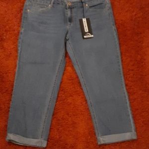 Jordache skinny crop bling jean